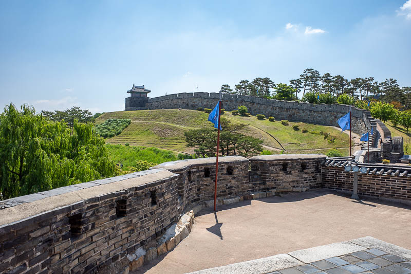 Korea-Suwon-hwaseong fortress - We are getting near the end of the wall shots, I promise.