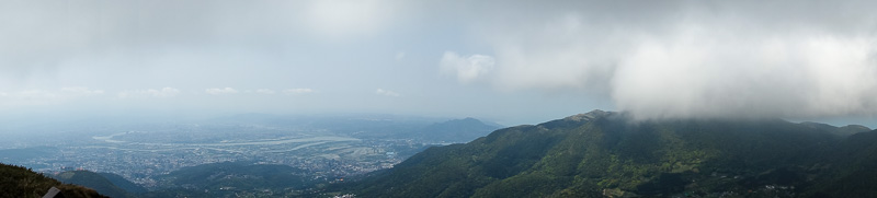 Taiwan-Taipei-Hiking-Yangmingshan - I took a panorama, its probably small cause I exported it at the same settings or something technical like that no one cares about. Maybe I will updat