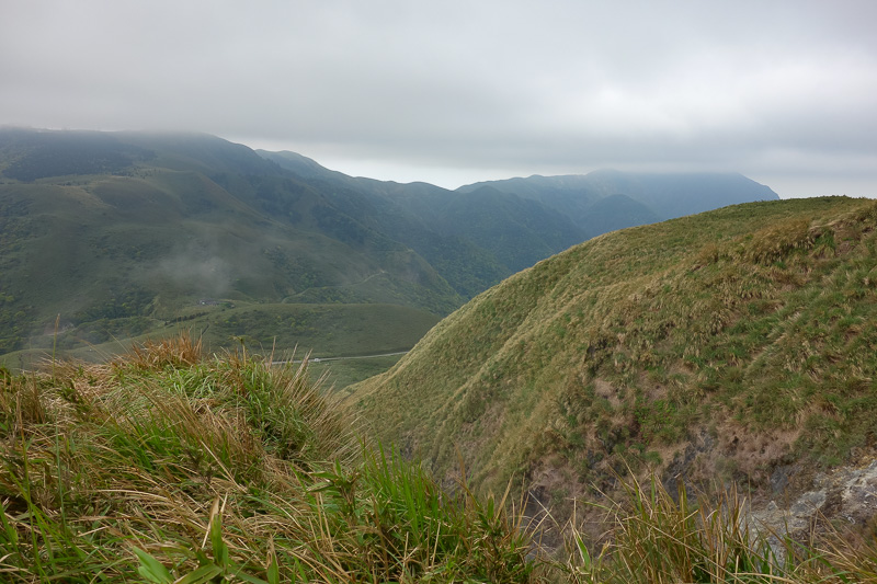 Taiwan-Taipei-Hiking-Yangmingshan - Looking back towards more mountains across the valley, maybe tomorrow!
