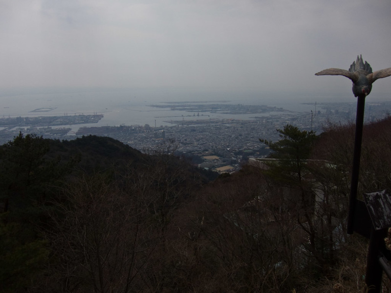 Japan-Hiking-Kobe-Curry-Mount Rokko - Still more view. It was -2 degrees up here and quite windy at times. Still I was excited because I like mountains. Also, picture number 100!