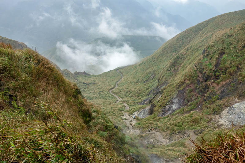 Taiwan-Taipei-Hiking-Yangmingshan - Nearly down now, probably the best photo from today, other than those of me with my coat on.